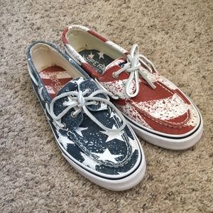 Sperry American Flag shoes